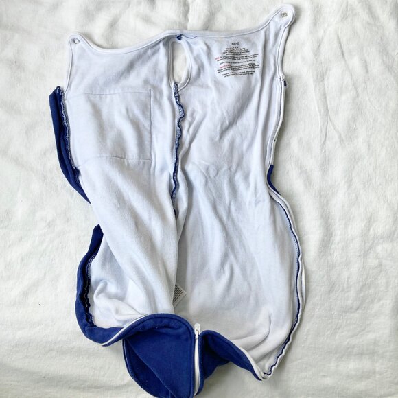 🪴5/$30 Nanit 3-6 Months Breathing Wear Sleeping Bag Blue Sleep Sack - Picture 3 of 6